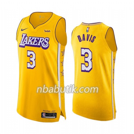 NBA Mænd Trøje Los Angeles Lakers Anthony Davis 3 Nike 2019-20 City Edition Swingman NBA Mænd Trøje Los Angeles Lakers Anthony Davis 3 Nike 2019-20 City Edition Swingman